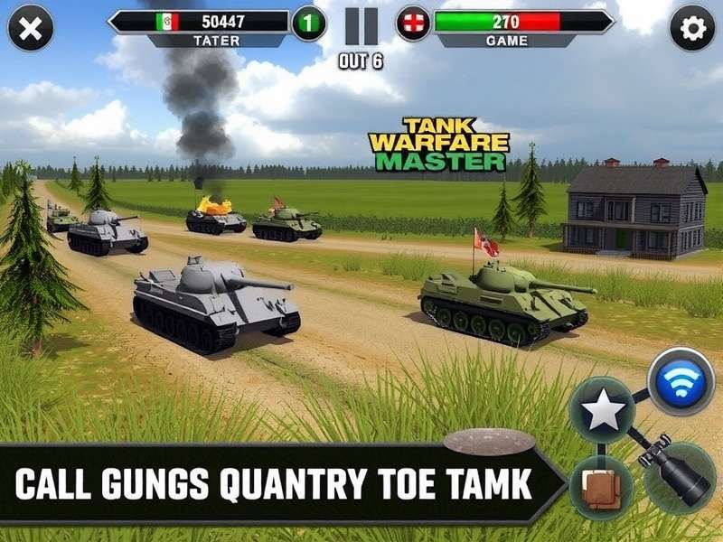 Tank Warfare Master Game Screenshot